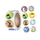 thumbnail image 4 of Pegatizas de animales de 500 veces calcomanías de animales de animales extraíbles 1 '' Pegatinas de decoración de regalos de cáscara y palo para salón A, 4 of 5