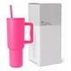thumbnail image 1 of Vaso Termico Mug Asa Doble Pared 1,2l Inoxidable Frio Calor FUCSIA, 1 of 4