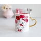 thumbnail image 4 of Taza de cerámica Sanrio Hello Kitty Love con asa en forma de corazón, 4 of 7