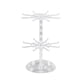 thumbnail image 5 of Organizador de árbol de joyería, estante de almacenamiento giratorio, pantalla ajustable duradera para pulsera, brazalete, Organización del hogar, esc Claro, 5 of 5