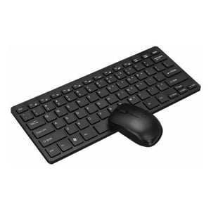 Teclado Mouse Dm K03 Negro Inalambrico Negro