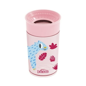 Dr. Brown'S - Vaso 360° Sin Asas 300Ml 9M+ Rosado