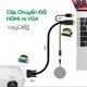 thumbnail image 2 of Cable Conversor HDMI a VGA VegGieg con Audio y USB Full HD 1,5 m Negro, 2 of 2