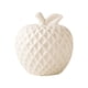 thumbnail image 3 of Estatua De Cerámica De Apple, Adorno De Escritorio Simple Para Chimenea, Estante De Sala De Estar, Color Blanco, 3 of 5