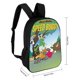 thumbnail image 2 of Speed Buggy-theme Backpack, Campus style schoolbag Bookbag with Adjustable Shoulder Straps And Large Zip Compartment, Unisex Travel Bags., 2 of 6