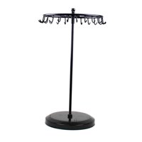 Magideal - Estante De Exhibición De Joyería Estante Giratorio Organizador De Joyería Soporte De Almacenamiento Para , Anillos, Bufanda, , Forma Forma Forma Base Redonda
