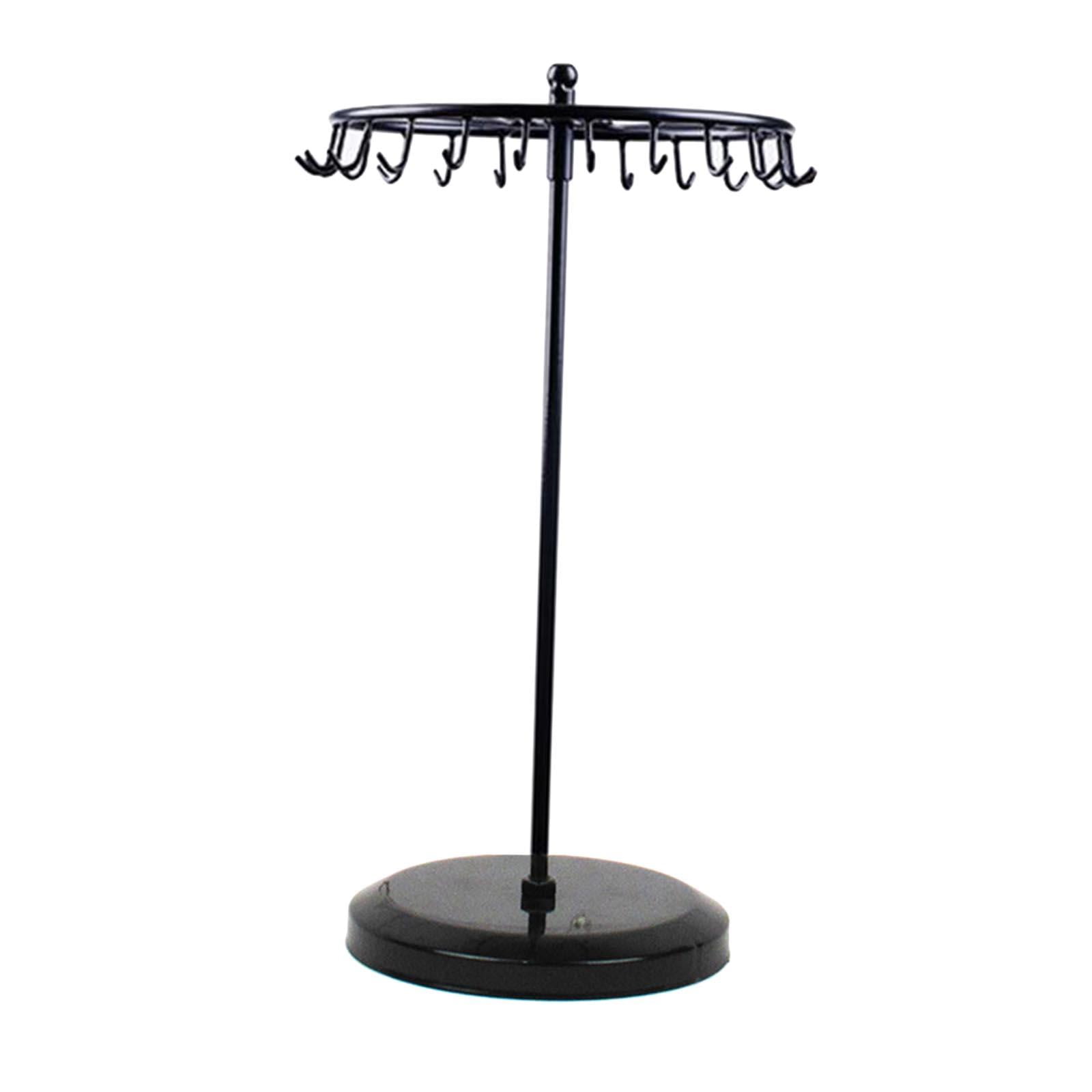 Magideal - Estante De Exhibición De Joyería Estante Giratorio Organizador De Joyería Soporte De Almacenamiento Para , Anillos, Bufanda, , Forma Forma Forma Base Redonda