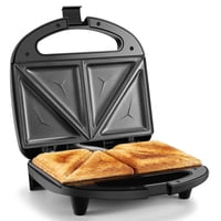 Sandwichera Ostba Abs07, 2 Rebanadas, 750 W, Con Placas Antiadherentes