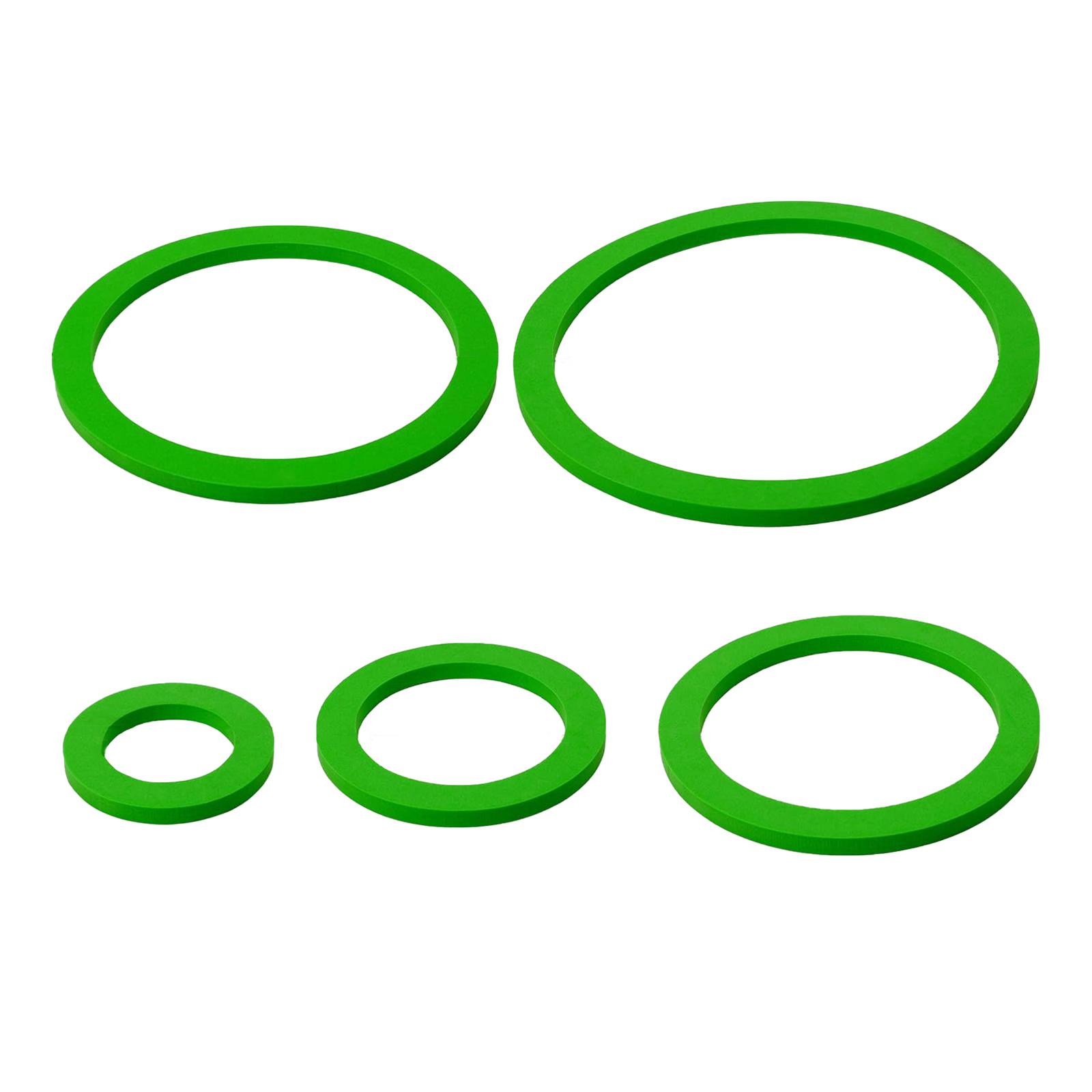 Ioensy - 5 Anillos Flotantes Para Plantas De Acuario, Anillos De Plantas Flotantes Para Peceras De Eva Para Estanque Verde