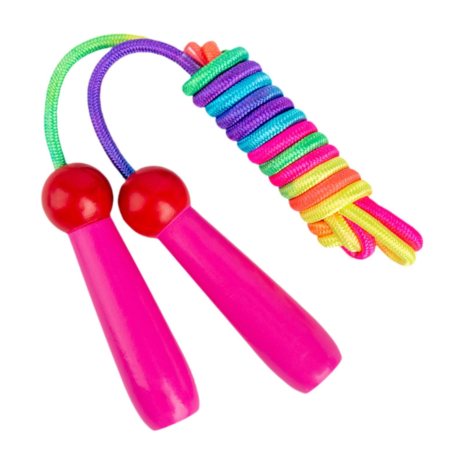 Ioensy - Cuerda De Saltar Para Niños, Ideal Para Entrenamiento De Niñas Y Niños, Ideal Como Recuerdo De Fiesta, Color Rosa