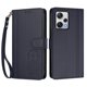 thumbnail image 3 of Funda Cartera Trébol para Xiaomi Redmi Note 12 Pro Plus 5G con Ranuras Tarjetas y Carga Inalámbrica Azul oscuro, 3 of 6