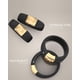 thumbnail image 5 of Alianza de silicona Rinfit Infinity Negro/Dorado Talla 7, 5 of 9