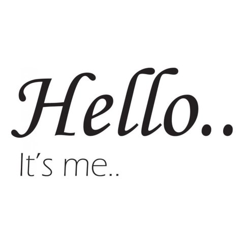 Rienda Libre Graphics - Decomural Hello It'S Me Adele Song Lyrics Ws-40779