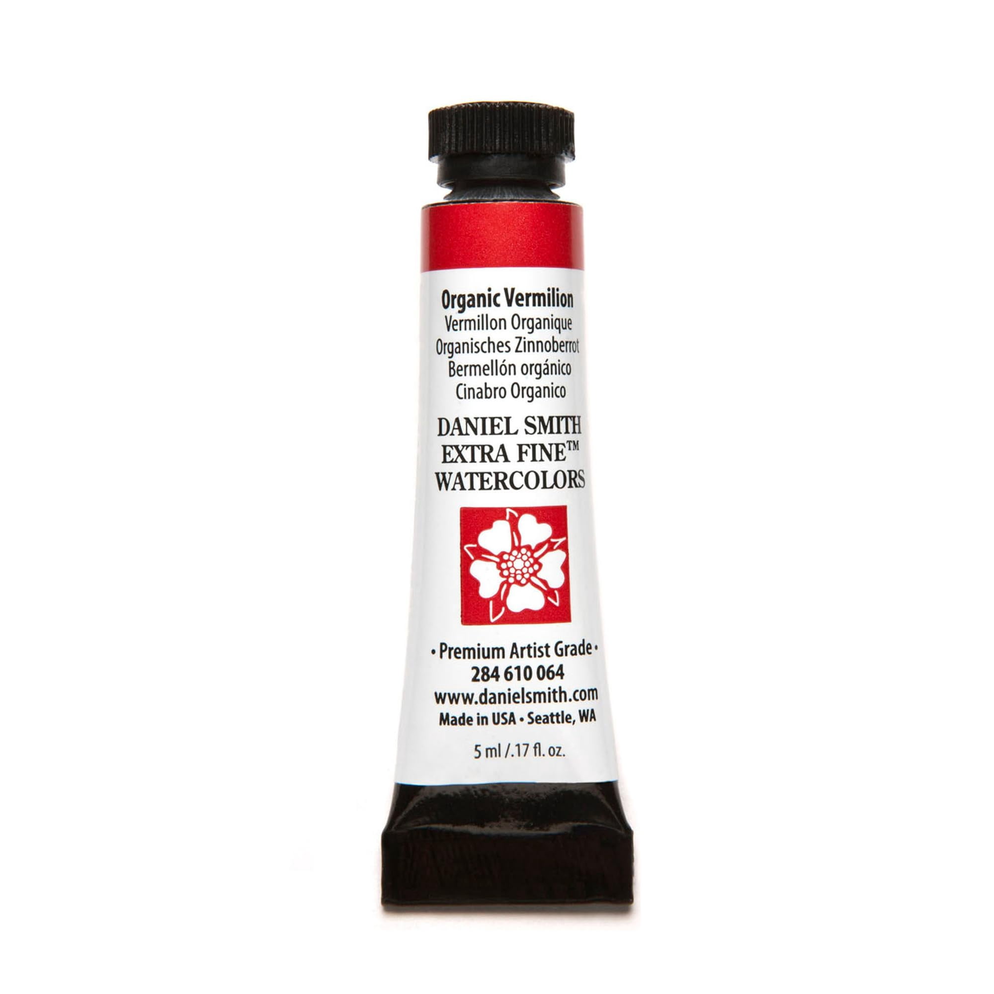 Pintura De Acuarela Daniel Smith, Extrafina, Tubo De 5 Ml, Color Bermellón
