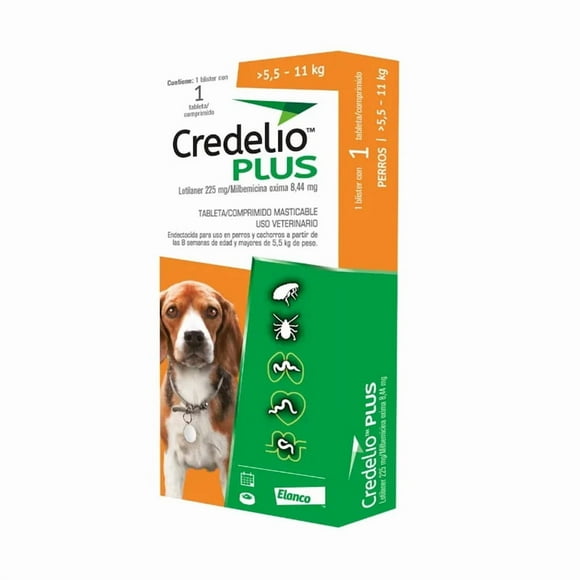 225 8 44 Mg Perro 5 5 11 Kg X 1 Comprimido Masticable