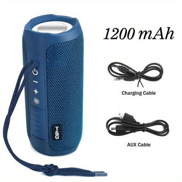 TG 227 Outdoor Portable Cycling Wireless Speaker, TWS Stereo Subwoofer Pole For Call/FM/TF Card/U Disk(Not Included), Connect With Mobile Phone/Tablet/TV, Music Player