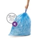 thumbnail image 2 of Bolsas de basura Simplehuman Code K 35-45 L/9,2 a 12 galones, 60 unidades, 2 of 4