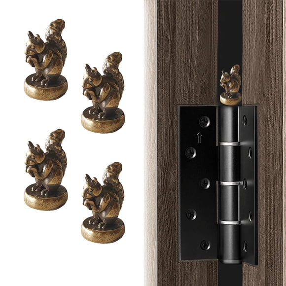 Juego De Adornos Decorativos Para Bisagra De Puerta Remate Decorativo De Gato Y Gárgola