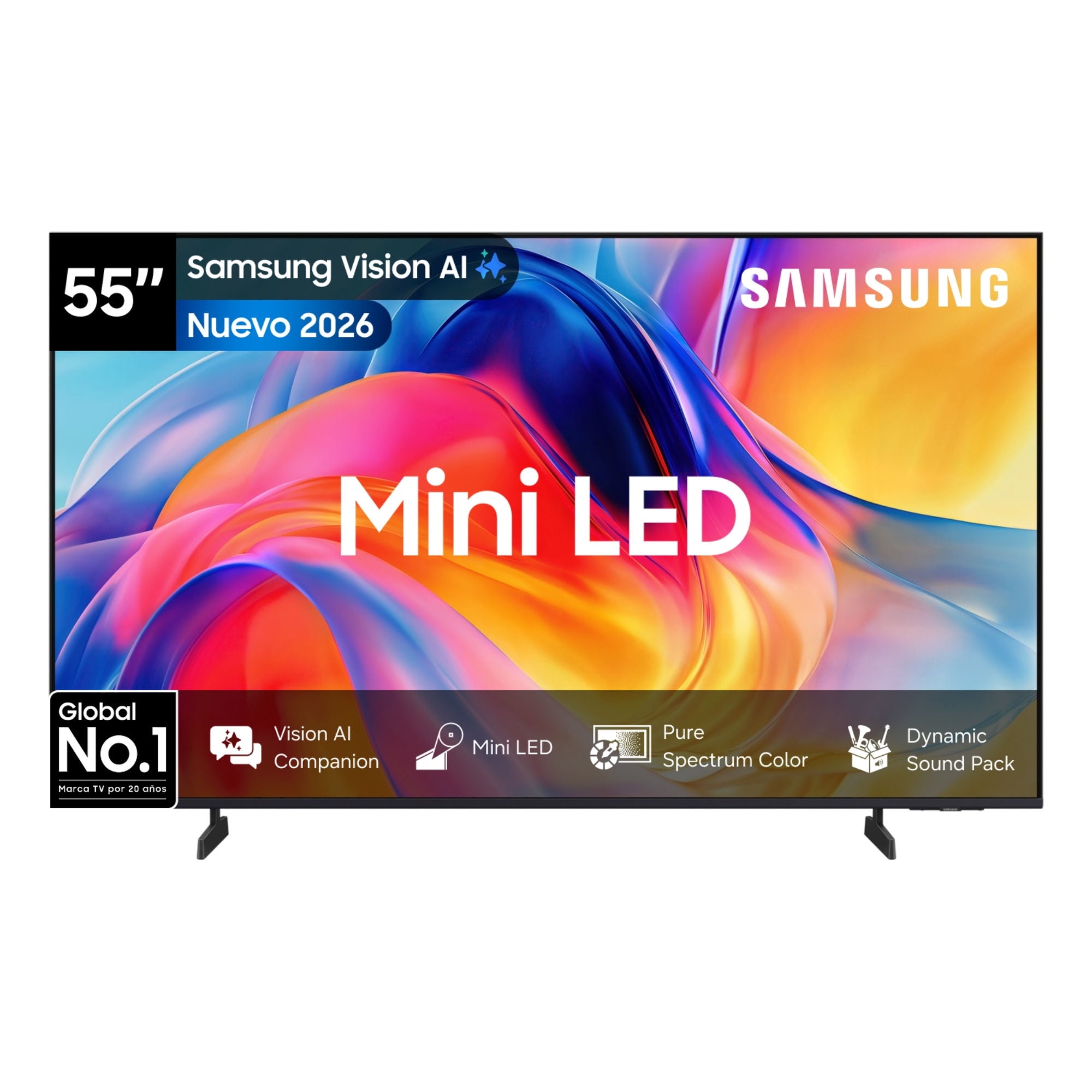 Televisor 55" Mini LED M75H 4K Samsung Vision AI Smart TV (2026) + Control por Voz