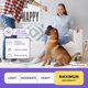 thumbnail image 4 of Alfombrillas para entrenamiento PETSWORLD 91 cm x 91 cm, 100 unidades, 4 of 7