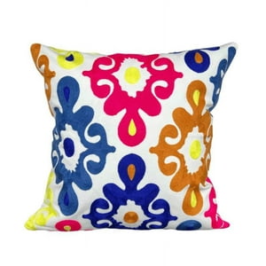 Homestore - Funda Cojín Bordada 45X45 Cm Rainbow