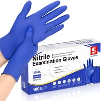 Guantes Desechables Schneider Nitrile Exam, Talla M, 100 Unidades