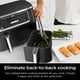 thumbnail image 3 of Air Fryer Ninja DZ550 10QT con termómetro 10 en 1, color gris, 3 of 9