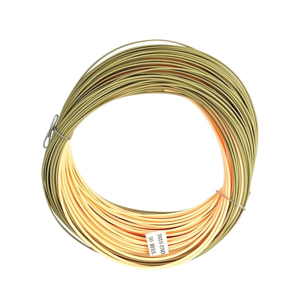 Línea de Pesca con Mosca Línea de Pesca de Trucha Accesorios de Pesca con Mosca Línea de Pesca con Mosca de Largo Alcance Flotante de Una Mano Spey We WF3F