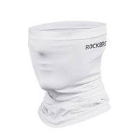 Cuello, Mascara, Bandana Elástica Ciclismo, Deportes Rockbros Wb-001 - Blanco