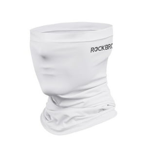 Cuello, Mascara, Bandana Elástica Ciclismo, Deportes Rockbros Wb-001 - Blanco