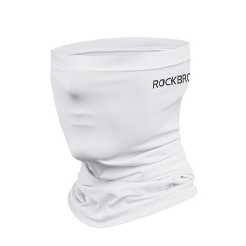 Cuello, Mascara, Bandana Elástica Ciclismo, Deportes Rockbros Wb-001 - Blanco