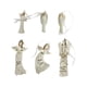 thumbnail image 3 of 6 Uds. Figuras De ángeles De Resina Para Decoración De ángeles Colgantes De Navidad Con Cuerdas Colgantes, 3 of 5