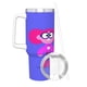 thumbnail image 3 of Maddie + Triggs Vaso aislado de acero inoxidable con asa, diseño temático, regalo para familia, amigos y fans; incluye pajita y encaja en el portavasos estándar, 40 oz, 3 of 6