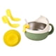 thumbnail image 4 of Cuenco Para Bebé Con Cuchara, Tenedor, Paja, Base De Succión, Cuenco Portátil Para El Hogar Para Niños, Verde, 4 of 5