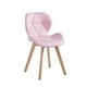 thumbnail image 3 of Comedor Mesa blanca 100cms + 4 Sillas Mariposa Wood Rosa, 3 of 3