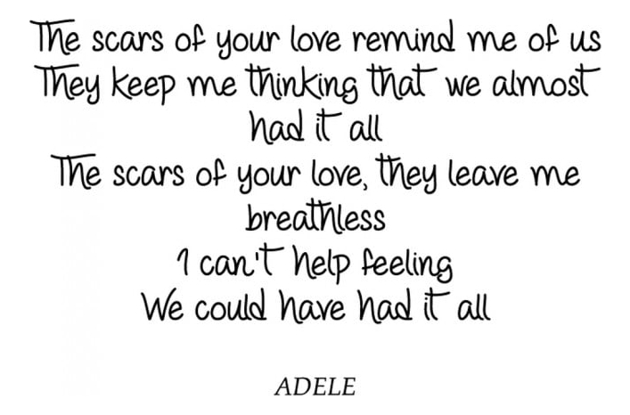 Rienda Libre Graphics - Decomural Rolling In The Deep Adele Song Lyrics Ws-34168