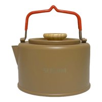 Ioensy - Hervidor De Agua Para Acampar De 1,2 L, Para Exteriores, Para Pescar, Acampar, Viajar, Marrón