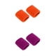 thumbnail image 3 of 2 Pares De Mu?equeras Deportivas Unisex De Algodón Naranja Morado Oscuro, 3 of 5