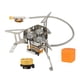 thumbnail image 5 of Estufa De Gas Plegable Para Acampar A Prueba De Viento Con Adaptador Para Acampar, Cocinar, Senderismo, Adaptador Dorado, 5 of 5
