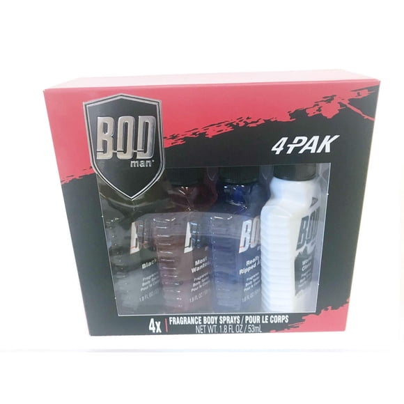 Set de Regalo de 4 Desodorantes Corporales Bod Man para Hombre 50 ml