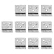 thumbnail image 3 of 10 Piezas L Soportes Para Estanterías Aparatos De Esquina Para Silla Gabinete De Carpintería Argent, 3 of 5