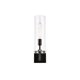 thumbnail image 1 of Aplique de Pared Living District Savant 1 Luz Metal Negro/Transparente, 1 of 8
