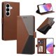 thumbnail image 1 of Funda Tipo Libro para Samsung Galaxy A18 con Ranuras, Marrón, 1 of 6