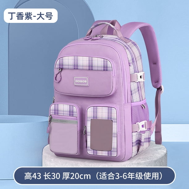 Preppy School Bag Student Backpack Nylon Cute Girl Backpack Badge Pendant Travel Bag
