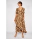 thumbnail image 1 of Vestido Largo Animal Print Nola Chocolate cafe M, 1 of 5