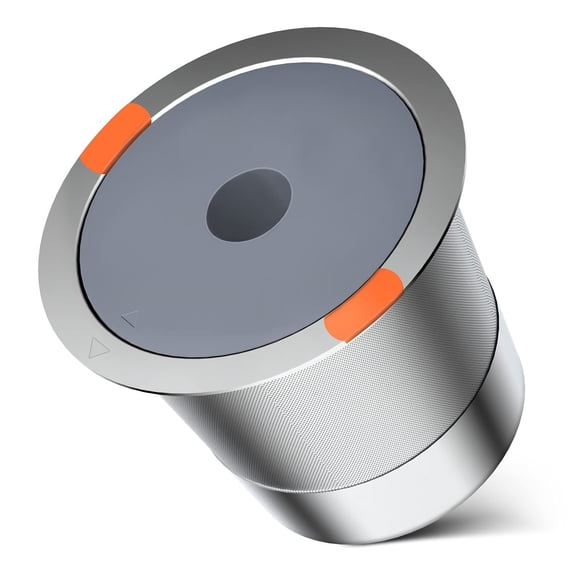 Filtros reutilizables para cápsulas de café NOALTO de acero inoxidable, paquete de 1