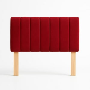 Ethan Desing - Respaldo 2 Plazas Tubular Rojo