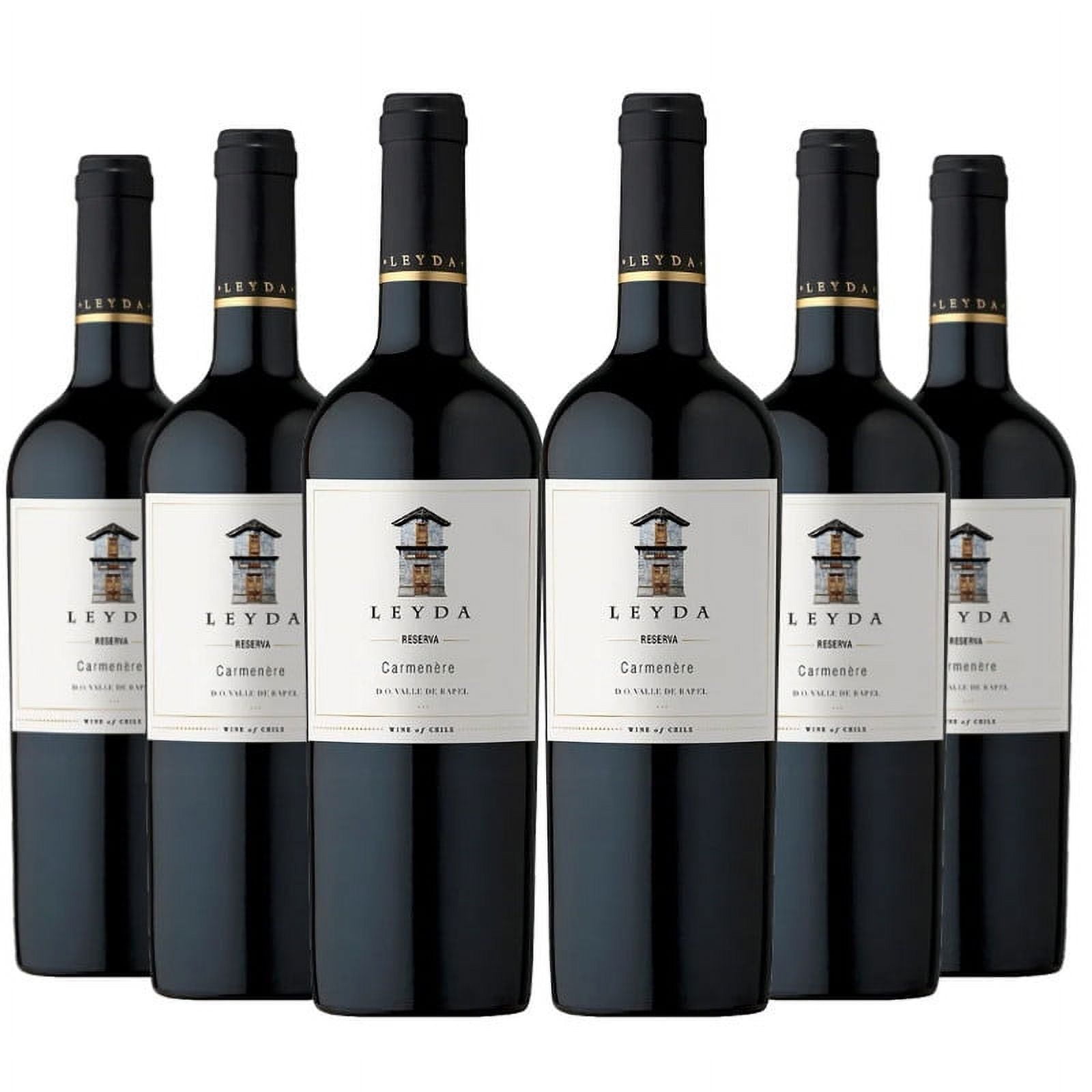 6 Vinos Reserva Carmenere, 750 Ml, 13.5%