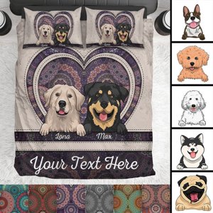 Milsleep - Dog Lovers - Juego De Cama Personalizado Para Perro