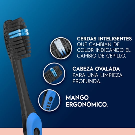Cepillo De Dientes Indicator Black Cerdas Suaves 3 Un Oral-B